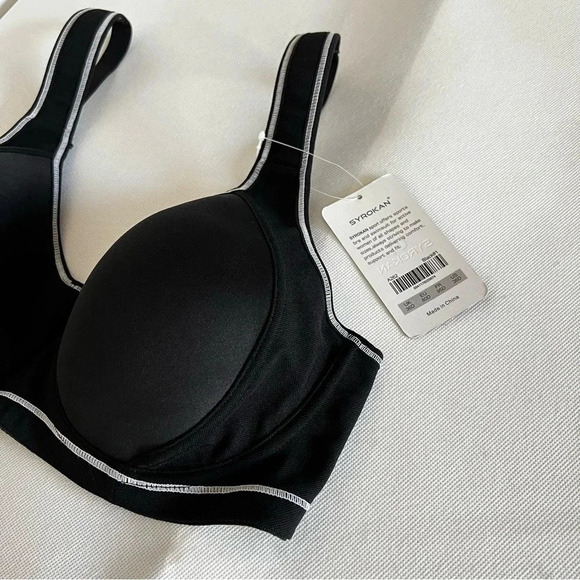 SYROKAN Bra High Impact Full Coverage Bounce Control Underwire Workout Sport 36D - Picture 11 of 13
